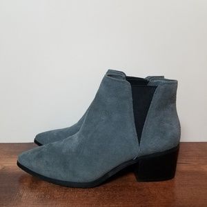 Tahari | Rowena Grey Suede Ankle Booties 6.5